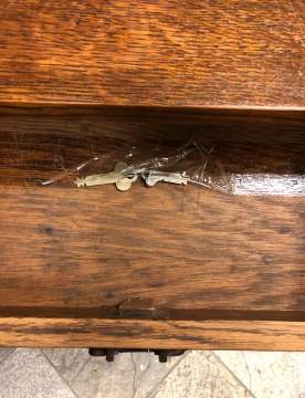 Stickley One Door Side Oak Cabinet